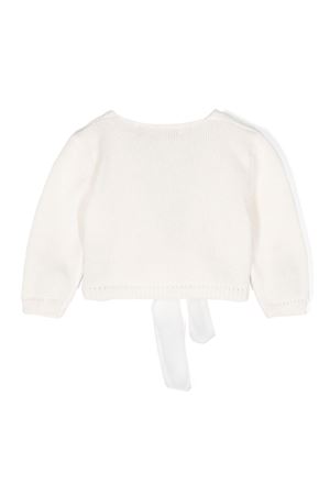 white cotton cardigan LA STUPENDERIA KIDS | SCSC52102.